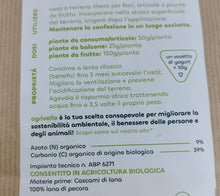 Load image into Gallery viewer, Concime organico 100% lana Sopravissana scarto di filiera tessile - 1 kg