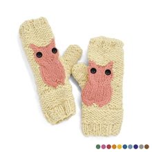 Load image into Gallery viewer, Colorful Owl Mittens