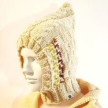 Load image into Gallery viewer, Mazzamurello Brown and Yellow Balaclava
