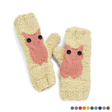 Load image into Gallery viewer, Colorful Owl Mittens
